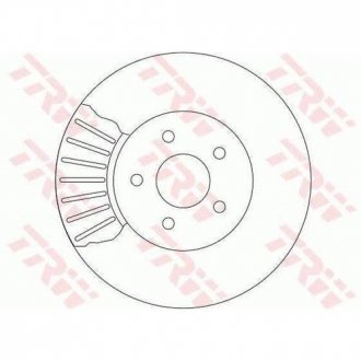 Диск гальмівний (1 шт.) FORD (Europe) - JAGUAR Mondeo/Mondeo Estate/Wagon/X-Type TRW DF4147