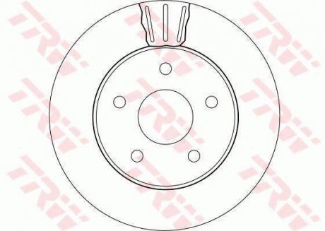 Гальмівний диск TRW DF4170