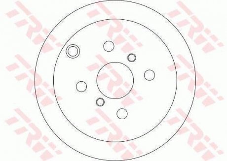 Тормозной диск TRW DF4335