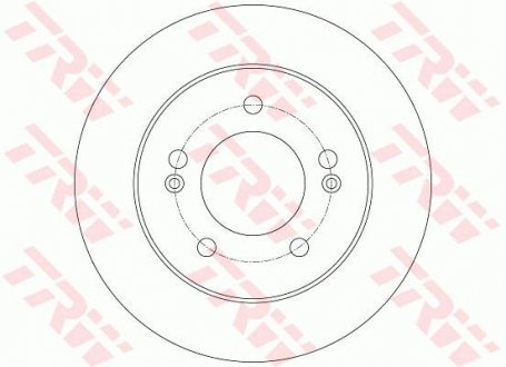 Тормозной диск TRW DF6144