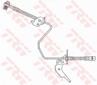 Гальмівний шланг OPEL Astra/Combo/Meriva "RR "00-14 TRW PHD566