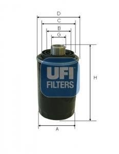 Фільтр масляний UFI 23.597.00