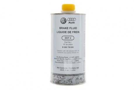 Тормозная жидкость, Brake Fluid DOT4 1L VAG B 000 750 M3