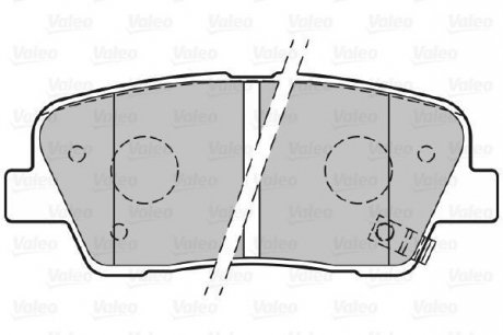 Тормозные колодки дисковые HYUNDAI/KIA Genesis/SantaFe/SorentoII "2,0-5,0 "R "08>> Valeo 301134