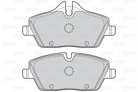 Гальмівні колодки дискові BMW 1(E81,82,87,88)/2(F45)/3(E90)/Cooper/One "1,2-3,0 "F "03>> Valeo 302049