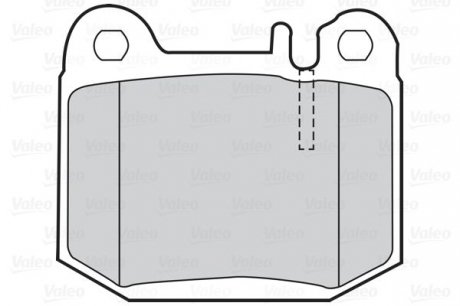 Тормозные колодки дисковые MERCEDES M-Class "2,7-5,5 "R "98-05 Valeo 302053