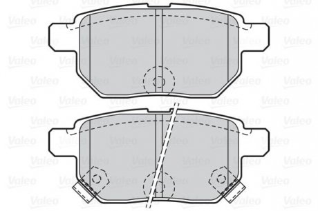 Гальмівні колодки дискові LEXUS/SUBARU/TOYOTA CT/Trezia/Auris/Corolla/Prius/Yaris "1,0-1,8 "R "05>> Valeo 302085