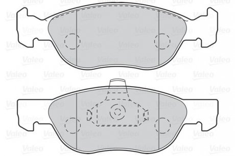 Гальмівні колодки дискові FIAT Punto/Punto Van "1,3-1,9 "F "99-09 Valeo 302104