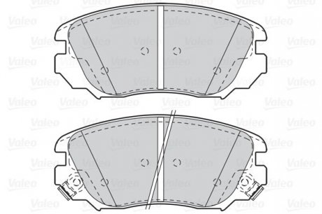 Тормозные колодки дисковые CHEVROLET/OPEL Malibu/InsigniaA "1,4-2,4 "F "12>> Valeo 302118