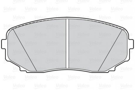 Гальмівні колодки дискові MAZDA CX-7/CX-9 "2,2-3,7 "F "07>> Valeo 302149