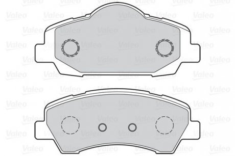 Гальмівні колодки дискові CITROEN/PEUGEOT C4/301/308 "1,2-2,0 "12>> Valeo 302155