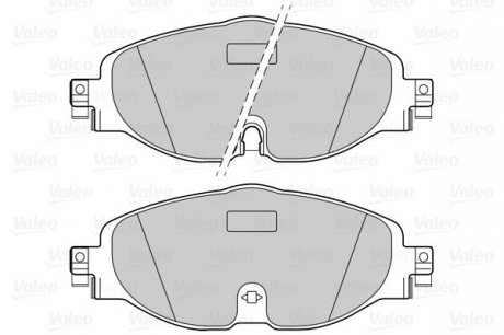 Тормозные колодки дисковые VAG Q3/Karoq/Caddy/Golf/Passat "F "12>> Valeo 302271