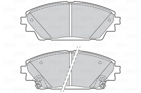 Тормозные колодки дисковые MAZDA CX-3/Mazda 3 "1,5-2,0 "F "08>> Valeo 302285