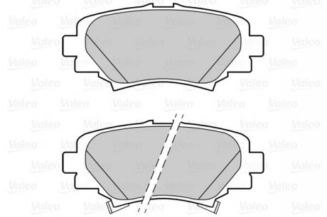 Тормозные колодки дисковые MAZDA 3 "1,5-2,2 "R "13>> Valeo 302288