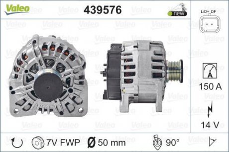 Генератор Valeo 439576 (фото 1)