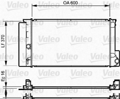 Радіатор Valeo 735250