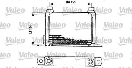 Радиатор масляный Valeo 816666