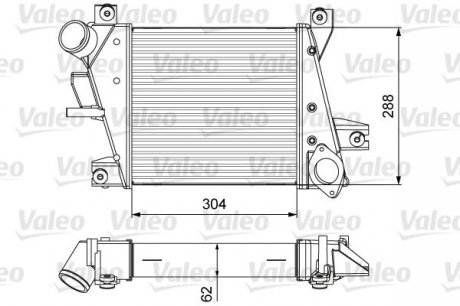 Радиатор наддува Valeo 818360