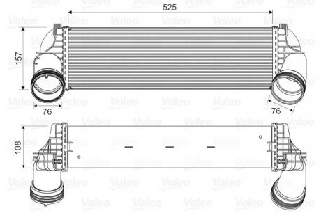 Интеркулер Valeo 818562