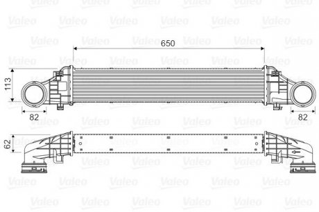 Интеркулер Valeo 818587