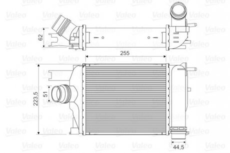 Интеркулер Valeo 818609