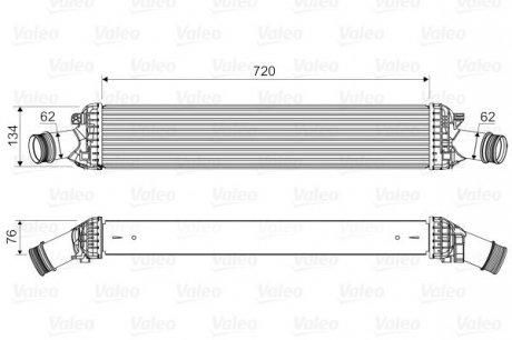 Интеркулер Valeo 818654