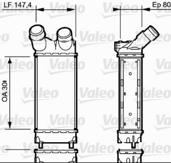 Інтеркулер Valeo 818866