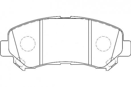 Тормозные колодки WAGNER WBP24632A