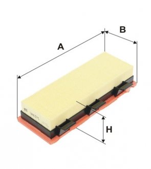 Фильтр воздушный, 1.9D WIX FILTERS WA6375