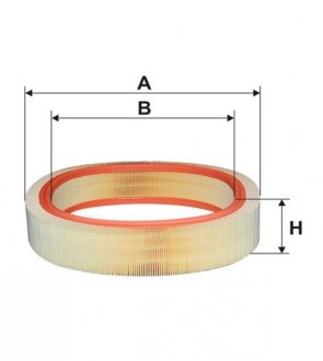 Фільтр повітряний MB 124 (Wix-Filtron) AR037/ WIX FILTERS WA6379