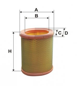 Фільтр повітряний CITROEN, PEUGEOT (WIX-Filtron) /AE311 WIX FILTERS WA6485 (фото 1)