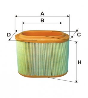 Фильтр воздушный WIX FILTERS WA6570