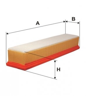 Фильтр воздушный, 1.5dCi 01- (для пыльных условий) WIX FILTERS WA9425