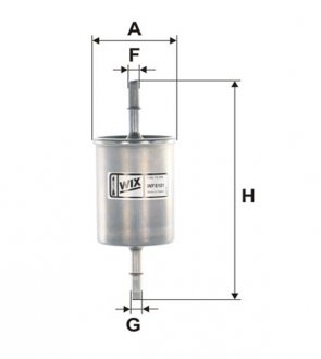 Фильтр топливный, 1.3-2.0 Epica05-11/Lacetti 05-/Lanos04- WIX FILTERS WF8101