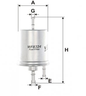 Фільтр топл. Audi (WIX-Filtron) / PP836 / 5 WIX FILTERS WF8324