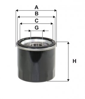 Фильтр масляный 1.2i, 1.2i 16V WIX FILTERS WL7204