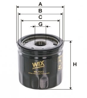 Фільтр масляний WIX FILTERS WL7513