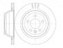 Гальмівний диск задн. Caravelle/Multivan/Transporter/Touareg/California 03-15 D61160.10