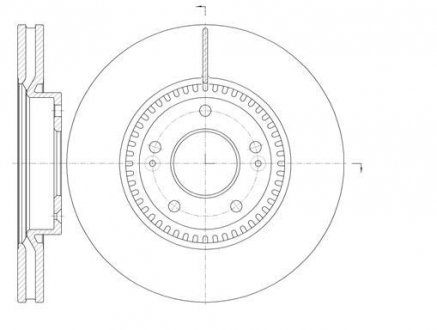 Тормозной диск перед. Sonata V/Tucson/i40/ix35/Optima/Sportage 04- (300x28) WOKING D6988.10