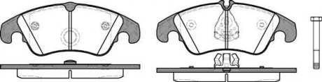 Тормозные колодки перед. Audi A4/A5/A6/A7/Q7 08- (Lucas) WOKING P12043.10