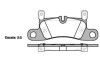 Колодки гальмівні P12793.20