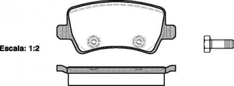 Комплект тормозных колодок, дисковый тормоз, FORD Galaxy (WA6) 2.2, KNWA, 10-15 WOKING P13363.00