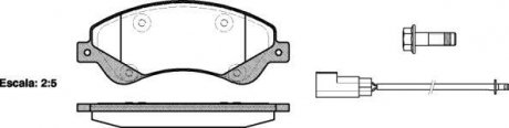 Колодки передние FWD, 2.2TDCI WOKING P13513.02