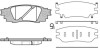 Колодки гальмівні задні дискові Lexus Rx (agl2_, ggl2_) 3.5 15- (P17363.10) WO P1736310