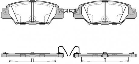 Тормозные колодки задние Mazda CX5 2.0-2.5 15- WOKING P17773.00