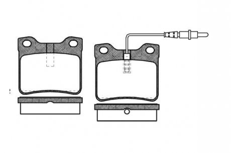 Колодки тормозные дисковые передние, BMW 3 (E46), 5 (E39), 95-06 WOKING P2213.22