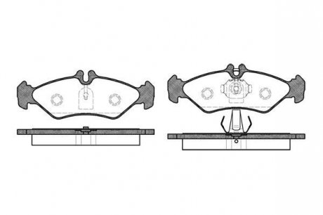 Колодки тормозные дисковые, задние, DB208 (тип ATE) WOKING P4793.00