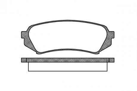 Гальмівні колодки зад. Toyota Land Cruiser 98-07 (sumitomo) WOKING P606300