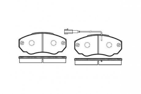 Колодки передні, 02-06 R15 (1.4t) WOKING P8603.01