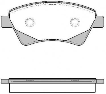 Тормозные колодки перед. RENAULT KANGOO/MEGANE/SCÉNIC 1.5-2.0 01- WOKING P8763.20